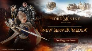 LORDNINE – Pre-registration for the new server “Medea” begins on December 3